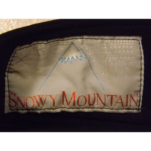 Snowy Mountain Ski Pants Men Sz 30 R Black Vintage Outdoors Activewear - Picture 7 of 9